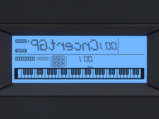Clear LCD display